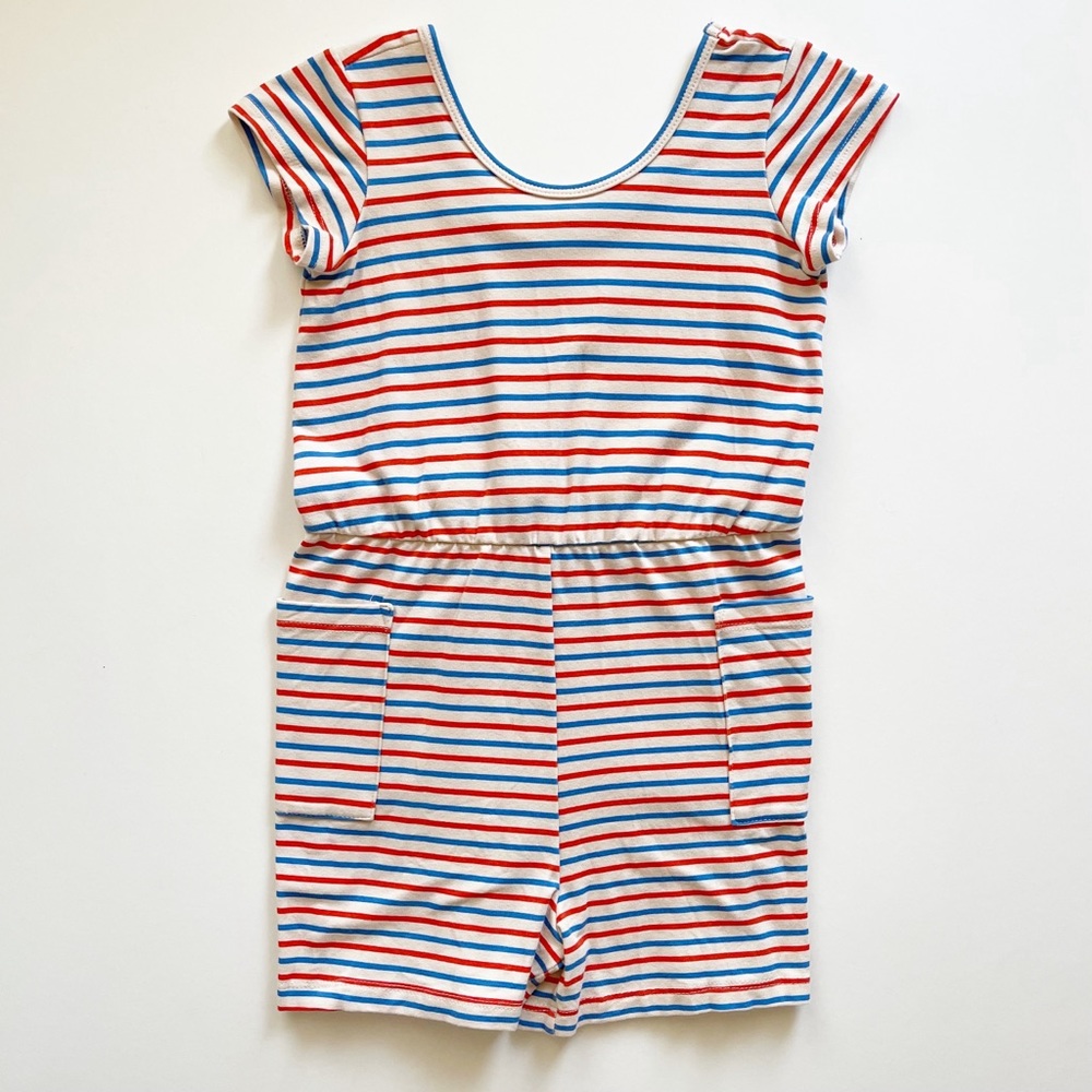 THE SHORTIE JUMPSUIT IN SALTWATER STRIPE